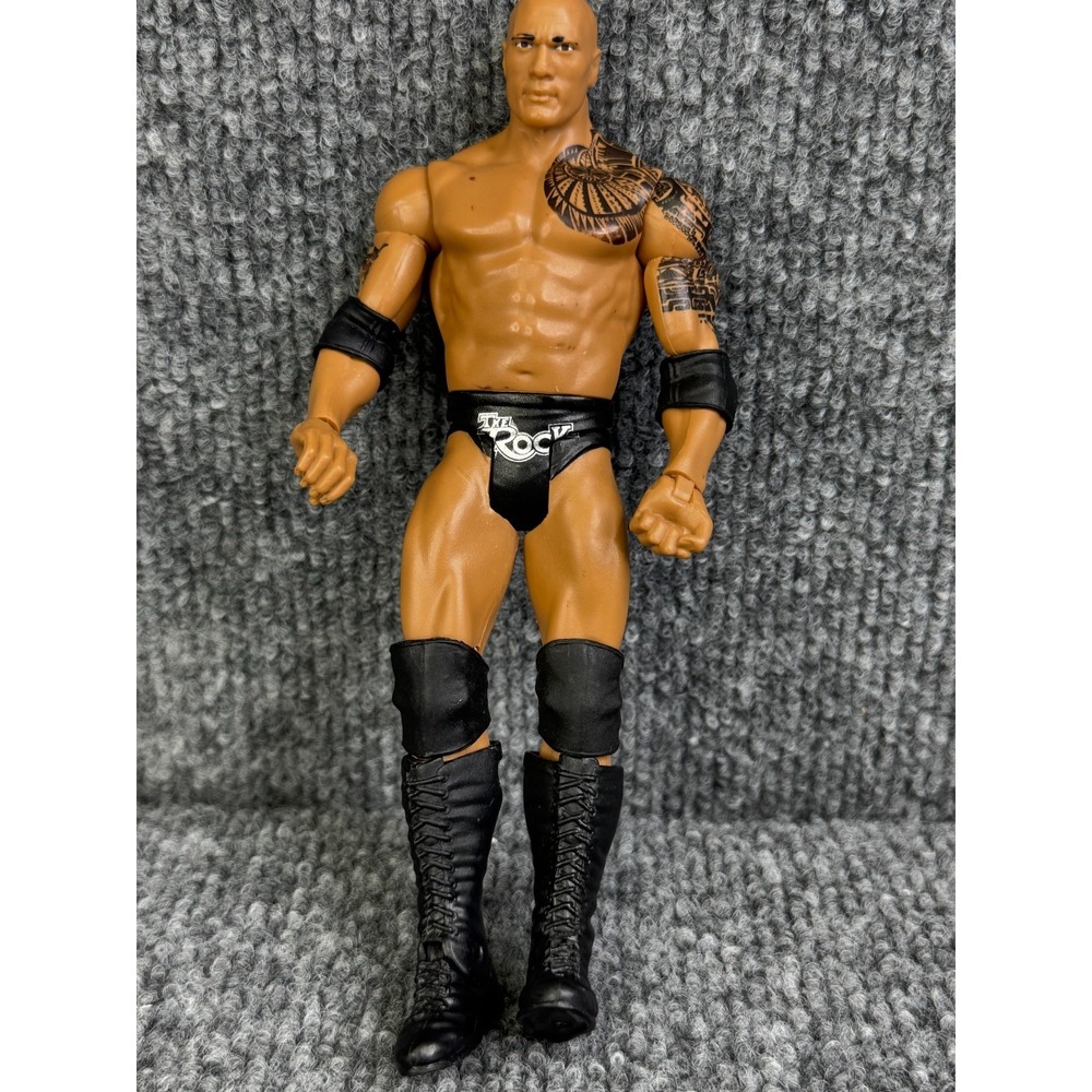 WWE Mattel 2011 The Rock Elite Action Figure Wrestling Toy Collectible